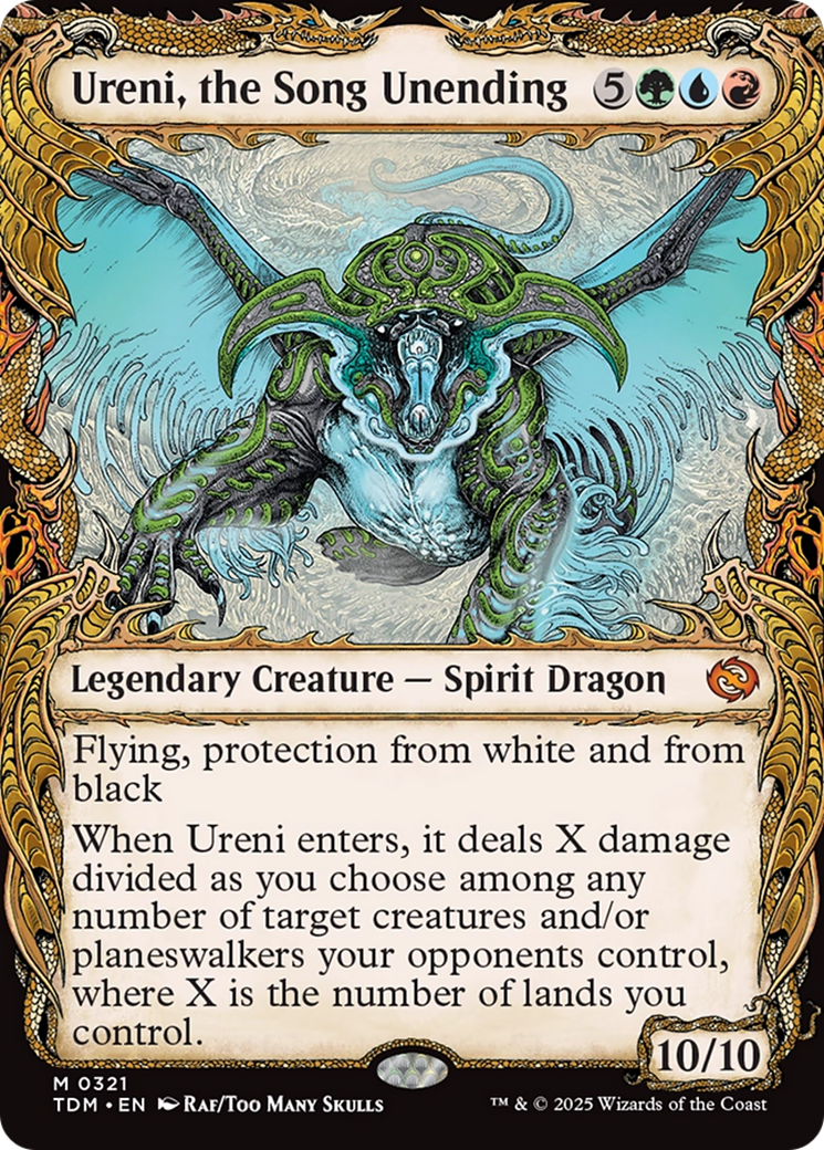 Ureni, the Song Unending (Showcase) [Tarkir: Dragonstorm] | Good Games Cannington