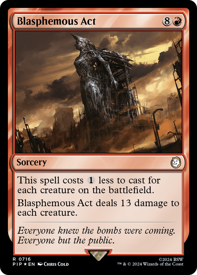 Blasphemous Act (Surge Foil) [Fallout] | Good Games Cannington