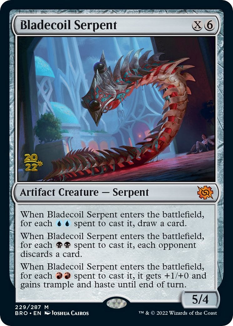 Bladecoil Serpent [The Brothers' War Prerelease Promos] | Good Games Cannington