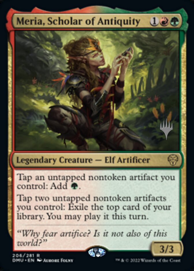 Meria, Scholar of Antiquity (Promo Pack) [Dominaria United Promos] | Good Games Cannington