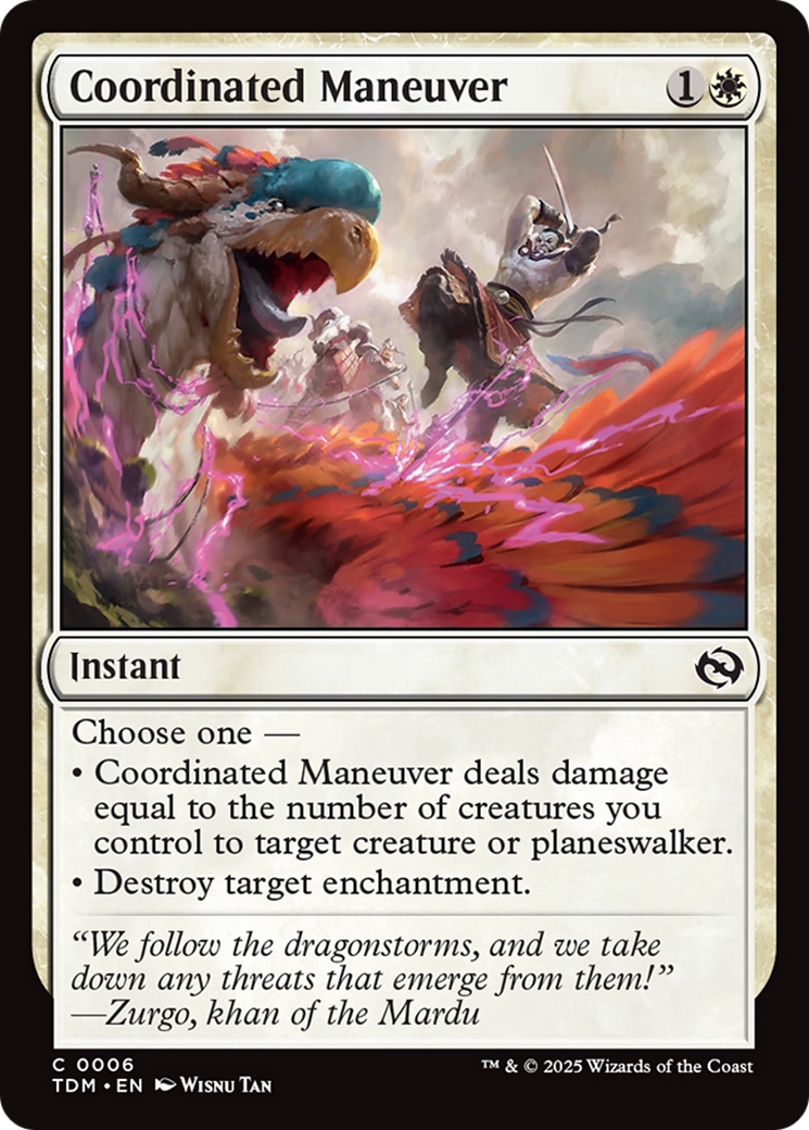 Coordinated Maneuver [Tarkir: Dragonstorm] | Good Games Cannington