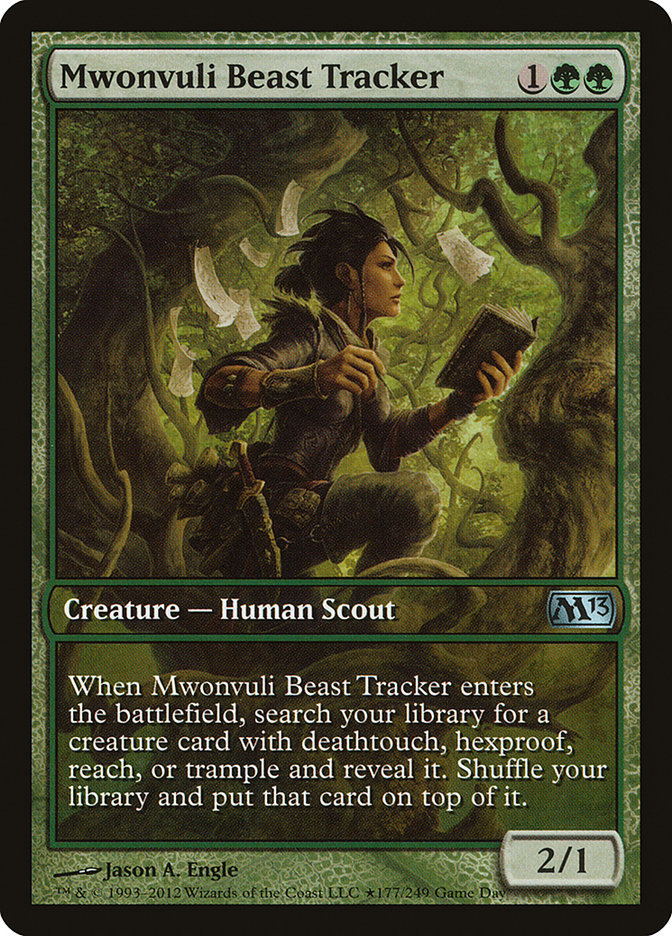 Mwonvuli Beast Tracker (Game Day) [Magic 2013 Promos] | Good Games Cannington