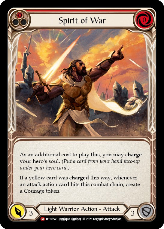 Spirit of War [DTD052] (Dusk Till Dawn)  Rainbow Foil | Good Games Cannington