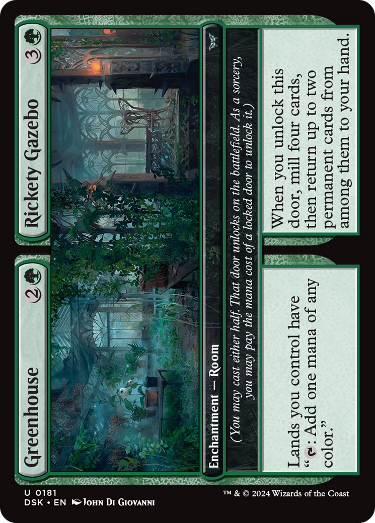 Greenhouse // Rickety Gazebo [Duskmourn: House of Horror] | Good Games Cannington