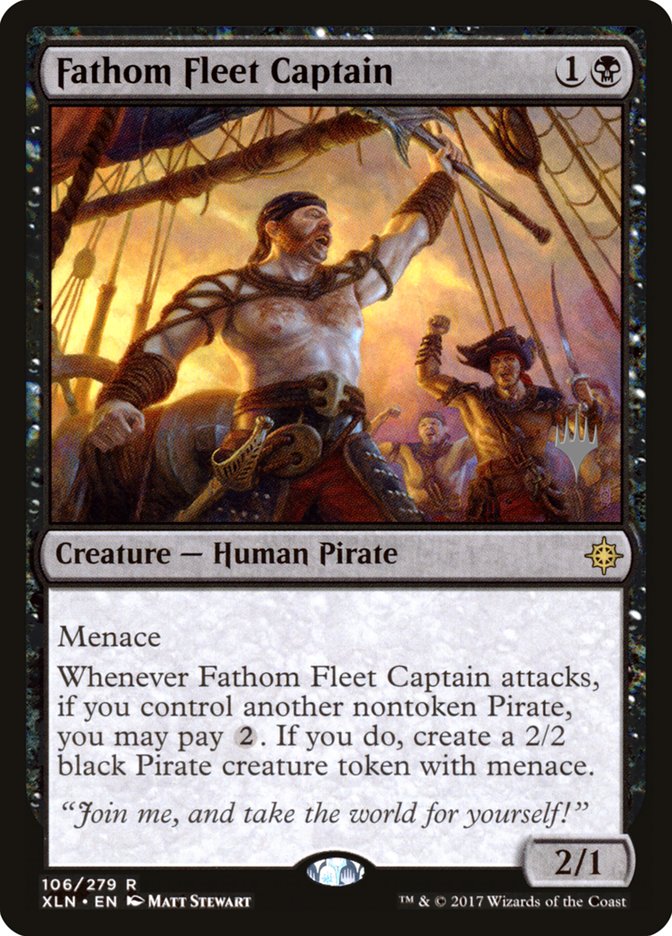 Fathom Fleet Captain (Promo Pack) [Ixalan Promos] | Good Games Cannington