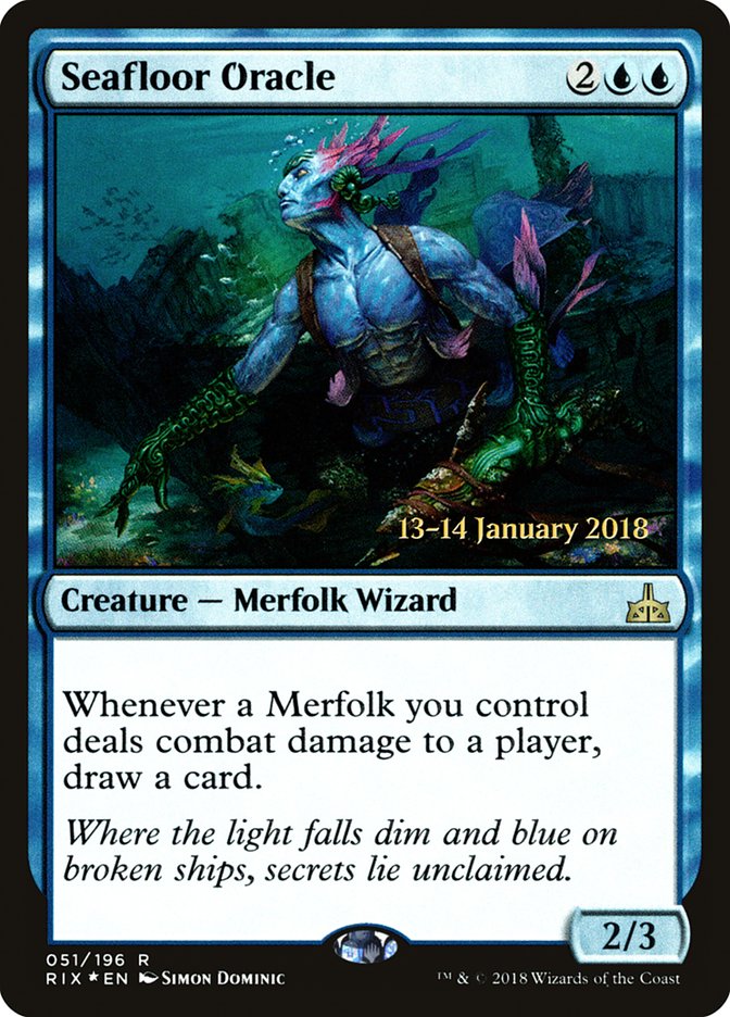 Seafloor Oracle [Rivals of Ixalan Prerelease Promos] | Good Games Cannington