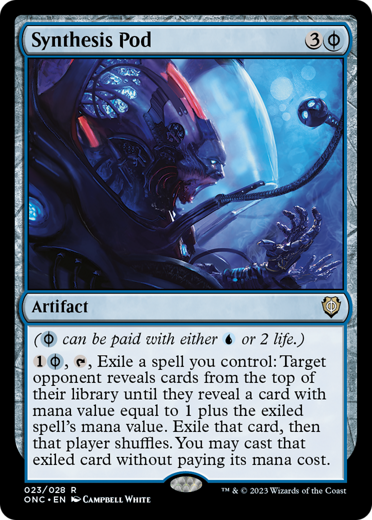 Synthesis Pod [Phyrexia: All Will Be One Commander] | Good Games Cannington