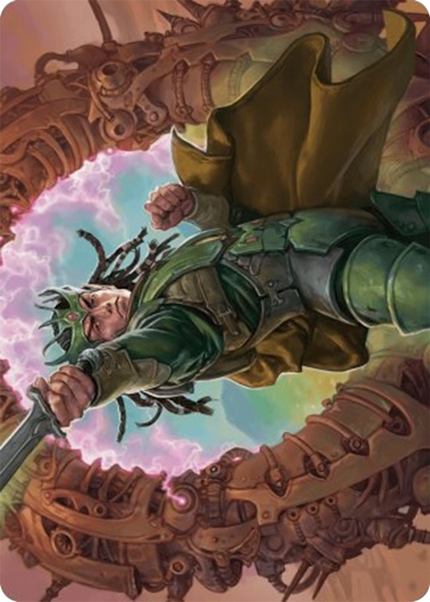 Eladamri, Korvecdal Art Card [Modern Horizons 3 Art Series] | Good Games Cannington