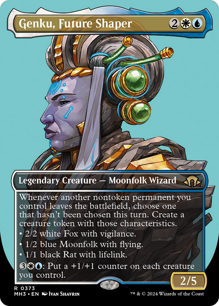 Genku, Future Shaper (Borderless) [Modern Horizons 3] | Good Games Cannington
