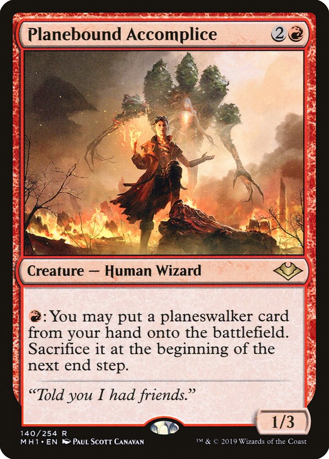 Planebound Accomplice [Modern Horizons] | Good Games Cannington