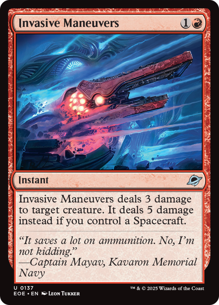 Invasive Maneuvers [Edge of Eternities] | Good Games Cannington
