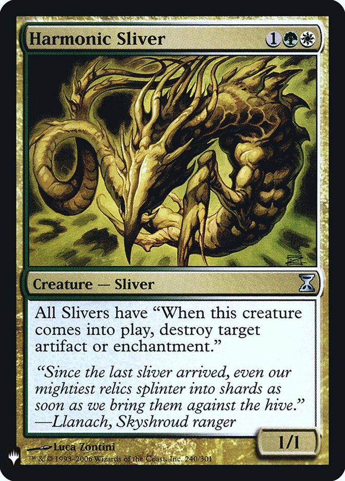 Harmonic Sliver [Mystery Booster] | Good Games Cannington