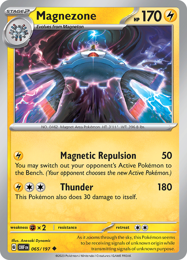 Magnezone (065/197) [Scarlet & Violet: Obsidian Flames] | Good Games Cannington