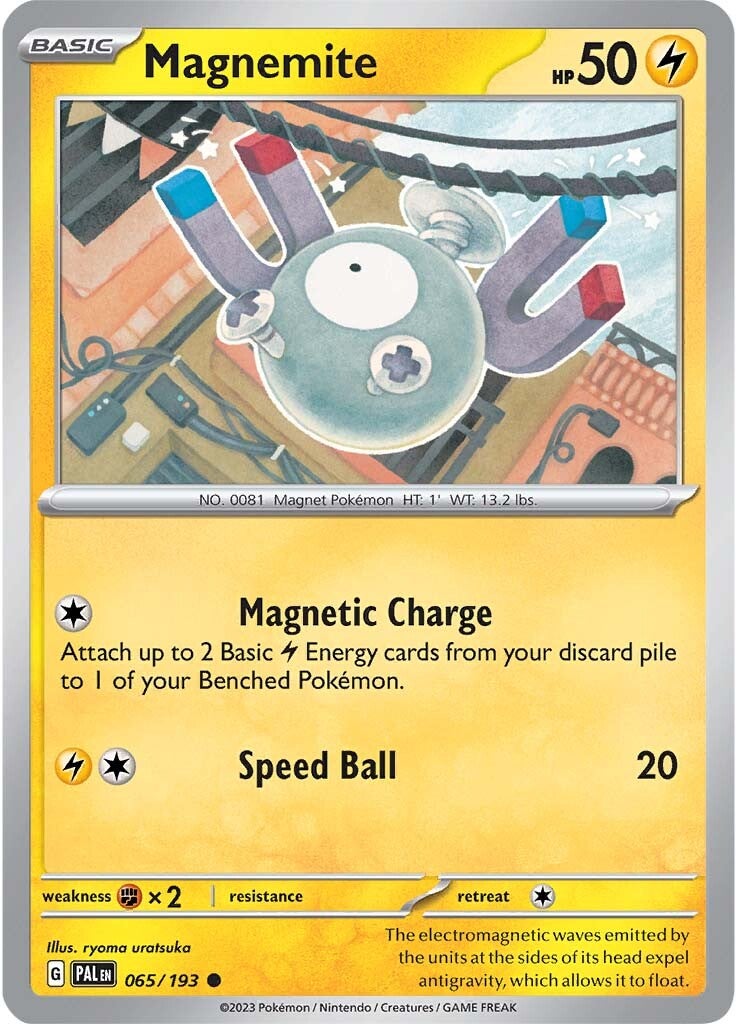 Magnemite (065/193) [Scarlet & Violet: Paldea Evolved] | Good Games Cannington