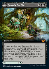 Blex, Vexing Pest // Search for Blex (Extended Art) [Strixhaven: School of Mages] | Good Games Cannington