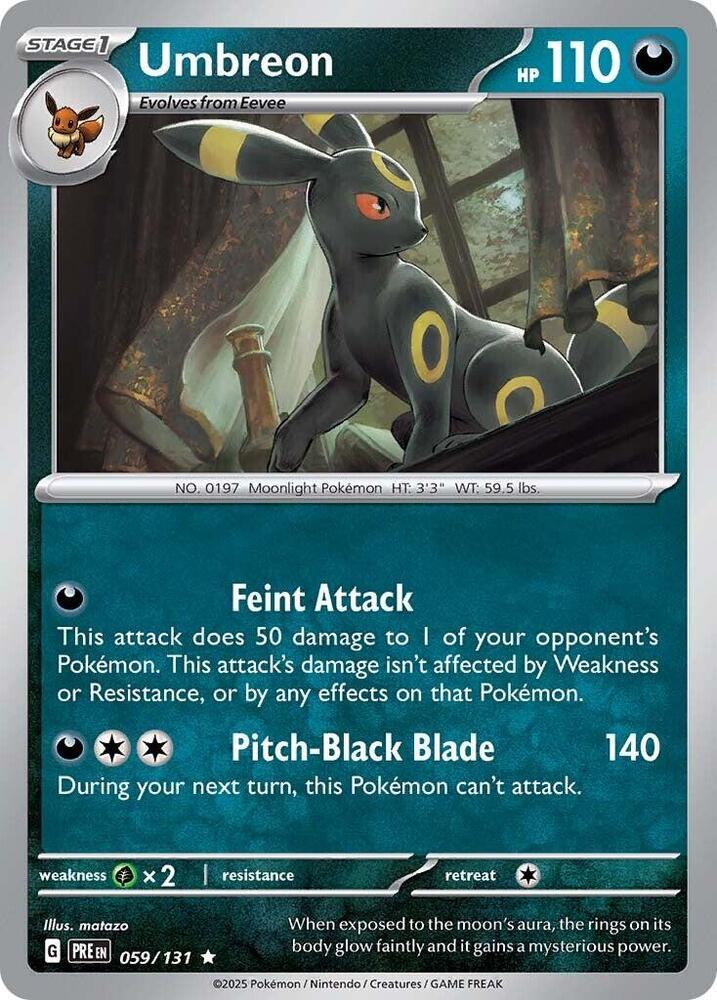Umbreon (059/131) [Scarlet & Violet: Prismatic Evolutions] | Good Games Cannington