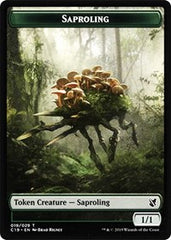 Saproling // Morph Double-Sided Token [Commander 2019 Tokens] | Good Games Cannington