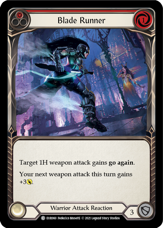 Blade Runner (Red) [EVR060] (Everfest)  1st Edition Rainbow Foil | Good Games Cannington