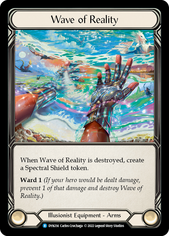 Wave of Reality [DYN214] (Dynasty)  Rainbow Foil | Good Games Cannington
