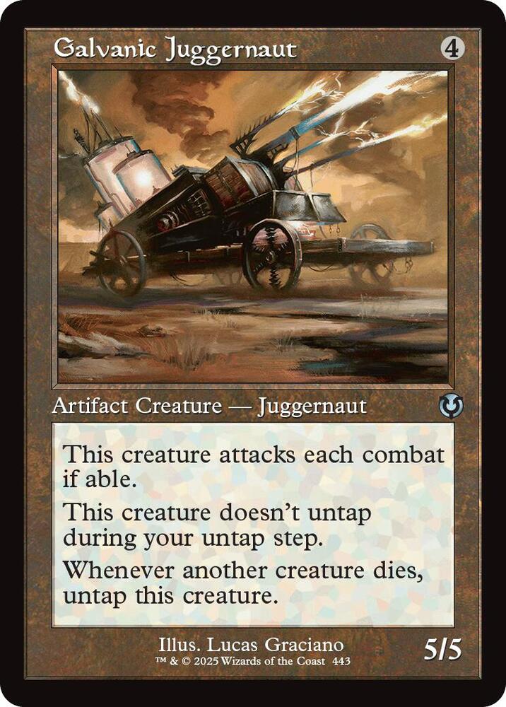 Galvanic Juggernaut Retro Frame 443 (Innistrad Remastered)  | Good Games Cannington