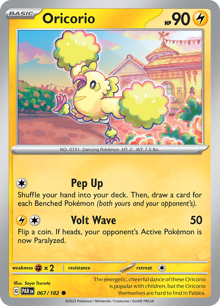 Oricorio (067/182) [Scarlet & Violet: Paradox Rift] | Good Games Cannington