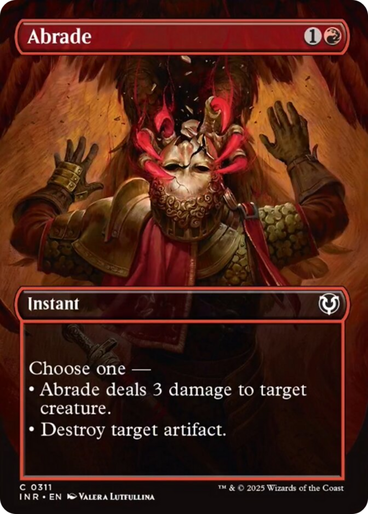 Abrade (Borderless) [Innistrad Remastered] | Good Games Cannington