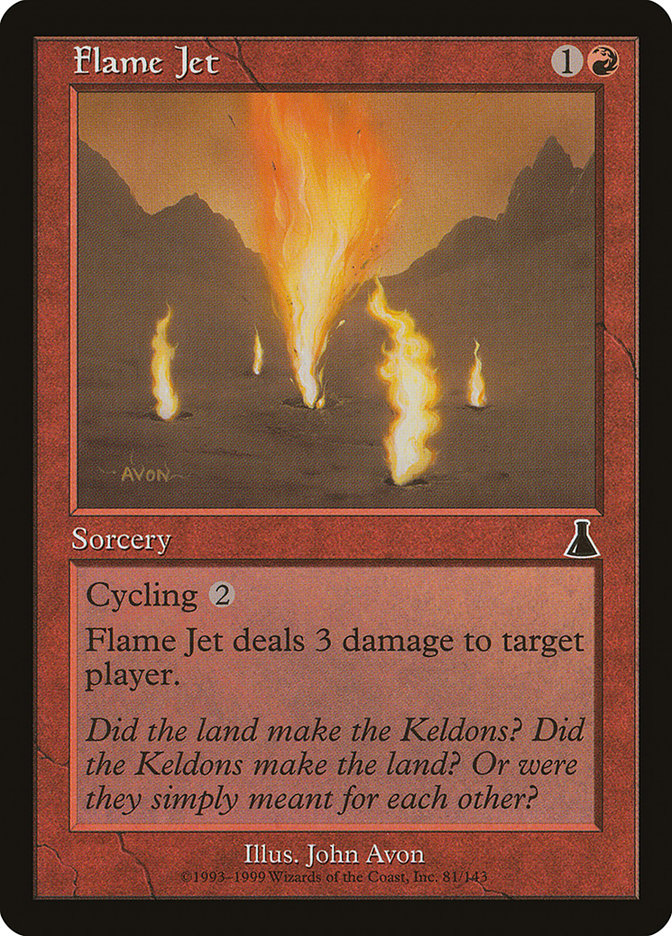 Flame Jet 81/143 (Urza's Destiny)  | Good Games Cannington