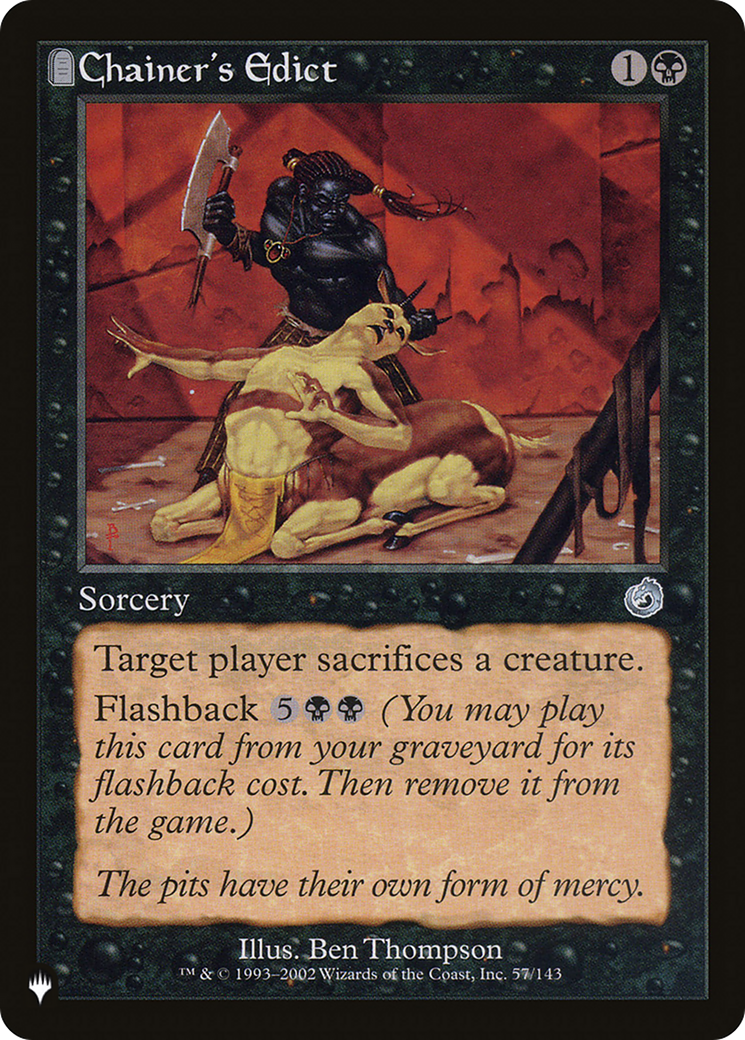 Chainer's Edict [The List] | Good Games Cannington