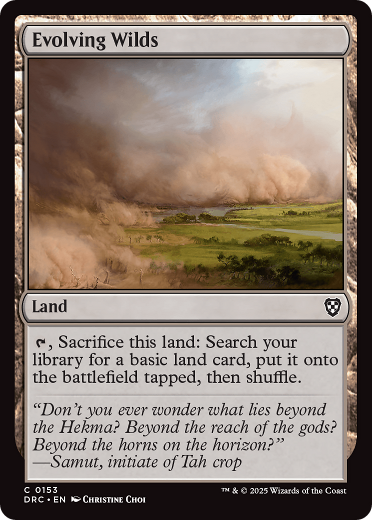 Evolving Wilds [Aetherdrift Commander] | Good Games Cannington