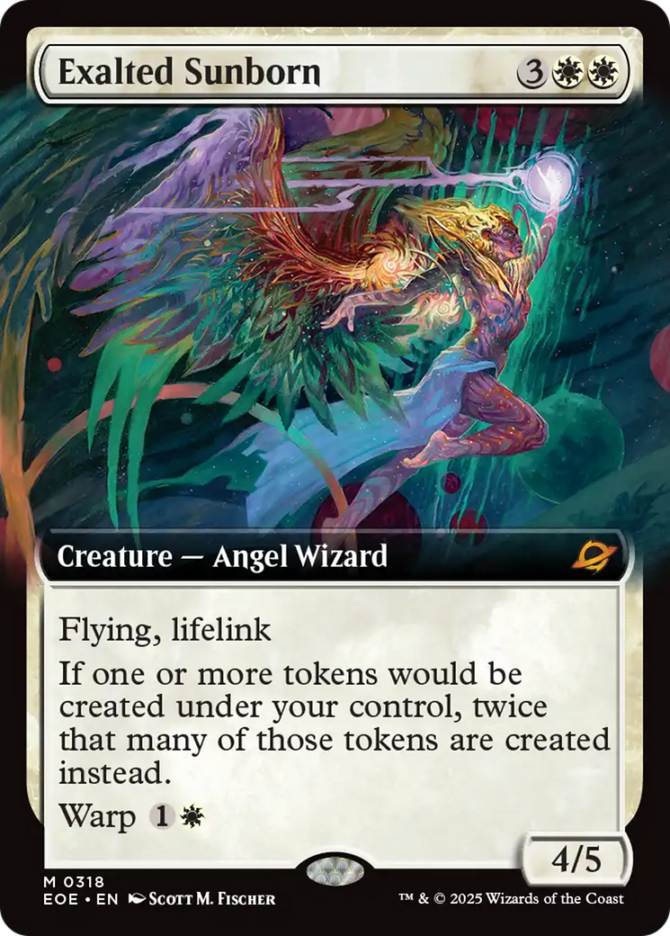 Exalted Sunborn (Extended Art) [Edge of Eternities] | Good Games Cannington