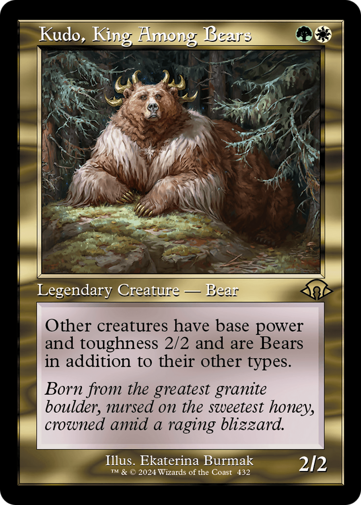 Kudo, King Among Bears (Retro) [Modern Horizons 3] | Good Games Cannington