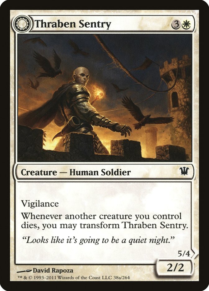 Thraben Sentry // Thraben Militia [Innistrad] | Good Games Cannington