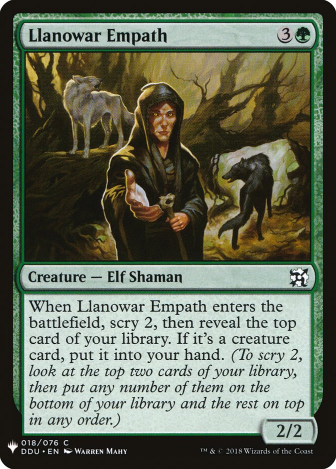 Llanowar Empath [Mystery Booster] | Good Games Cannington