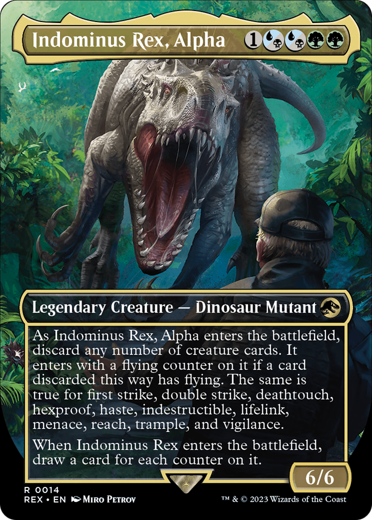 Indominus Rex, Alpha (Borderless) [Jurassic World Collection] | Good Games Cannington