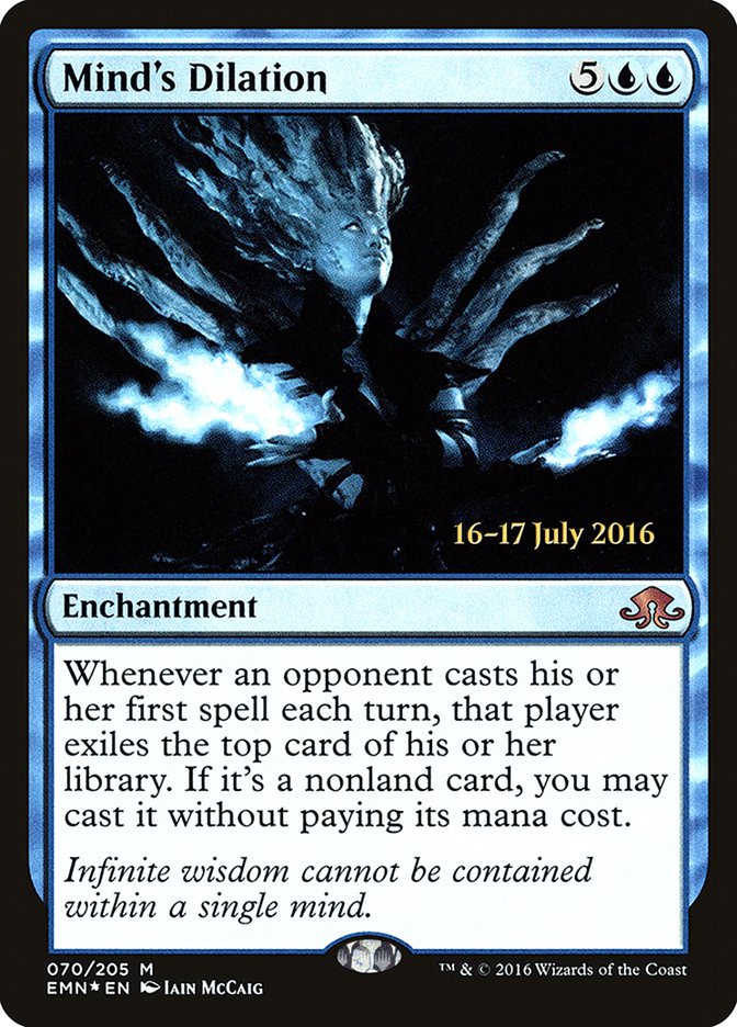 Mind's Dilation [Eldritch Moon Prerelease Promos] | Good Games Cannington
