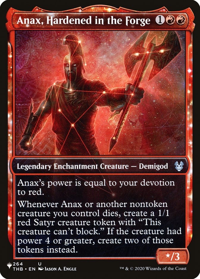 Anax, Hardened in the Forge (Showcase) [The List] | Good Games Cannington