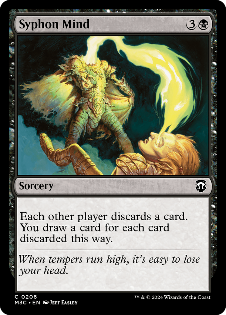 Syphon Mind (Ripple Foil) [Modern Horizons 3 Commander] | Good Games Cannington