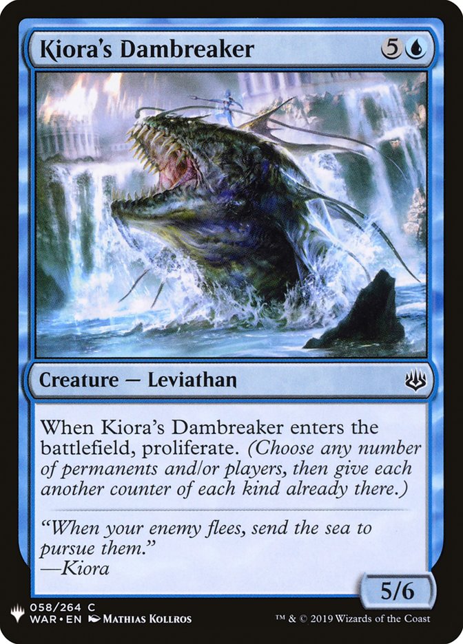 Kiora's Dambreaker [Mystery Booster] | Good Games Cannington