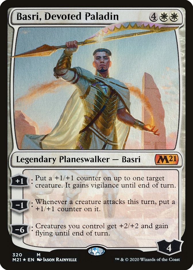 Basri, Devoted Paladin 320 (Core Set 2021)  - Foil | Good Games Cannington