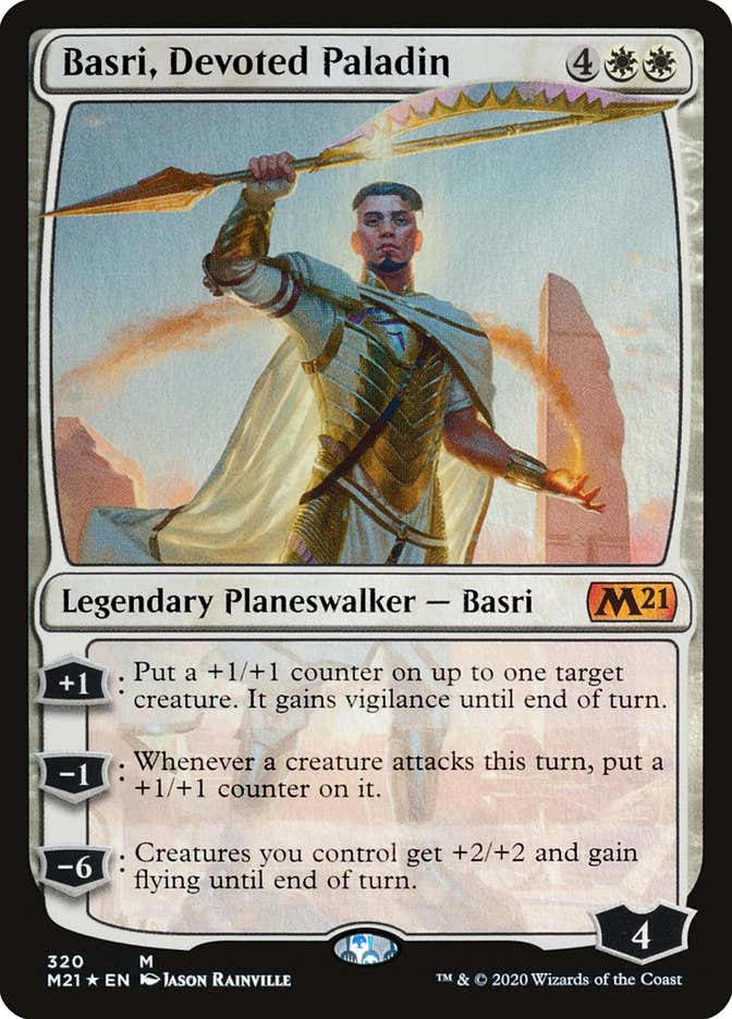 Basri, Devoted Paladin 320 (Core Set 2021)  - Foil | Good Games Cannington