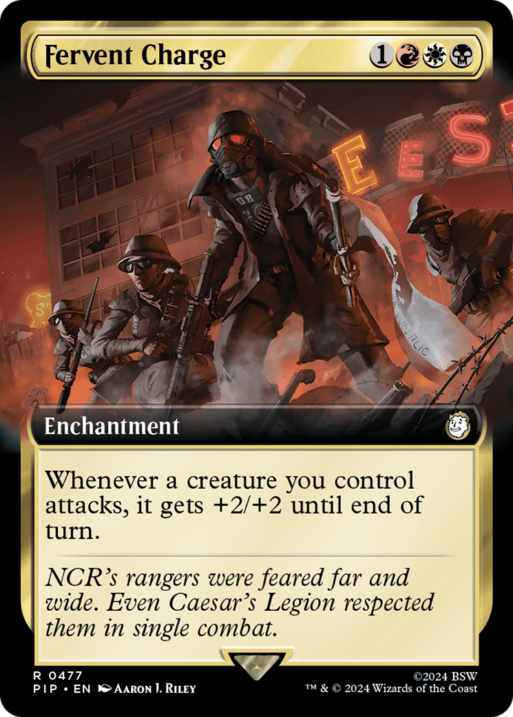 Fervent Charge (Extended Art) [Fallout] | Good Games Cannington