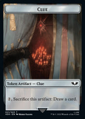 Astartes Warrior // Clue Double-Sided Token (Surge Foil) [Warhammer 40,000 Tokens] | Good Games Cannington