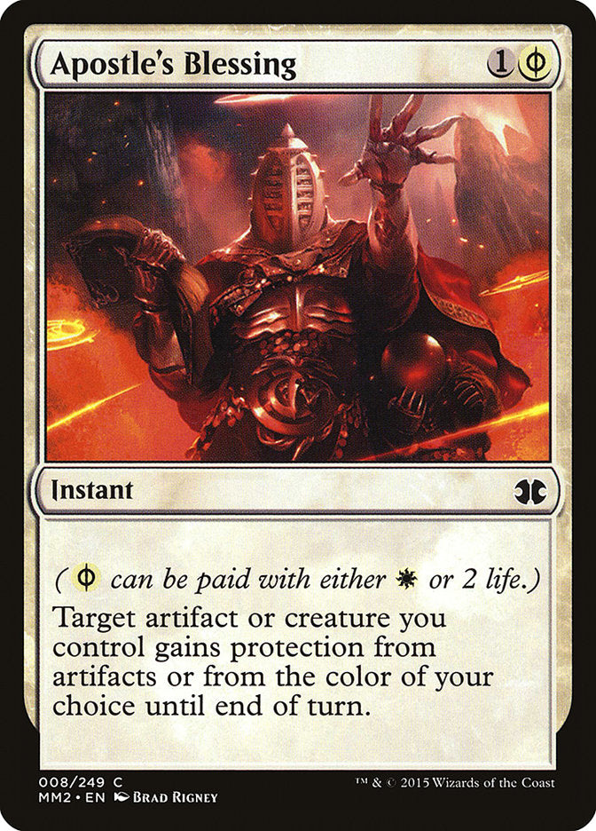 Apostle's Blessing 8/249 (Modern Masters 2015)  | Good Games Cannington