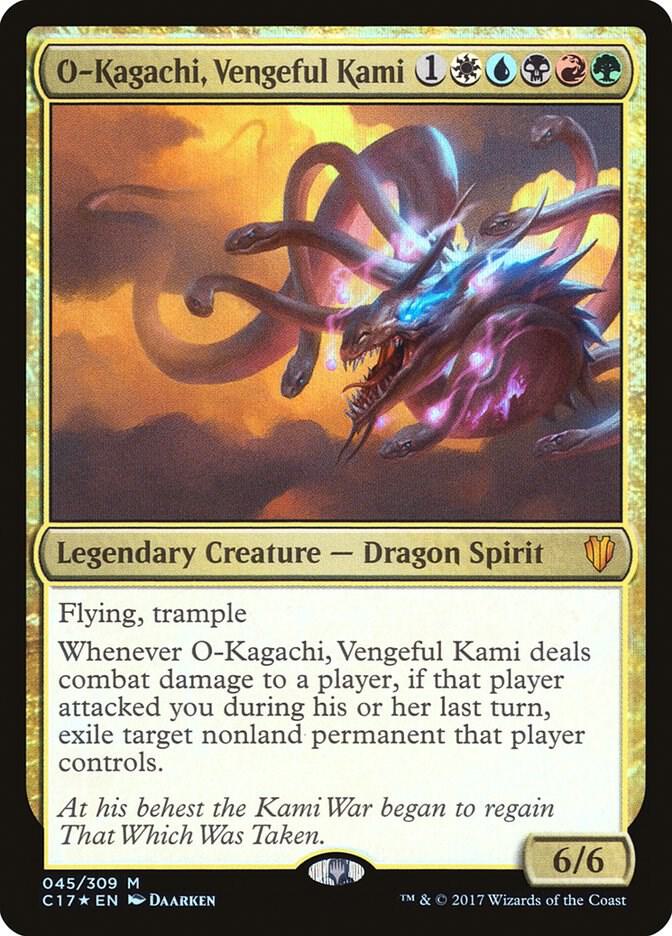 O-Kagachi, Vengeful Kami 45/309 (Commander 2017)  - Foil | Good Games Cannington