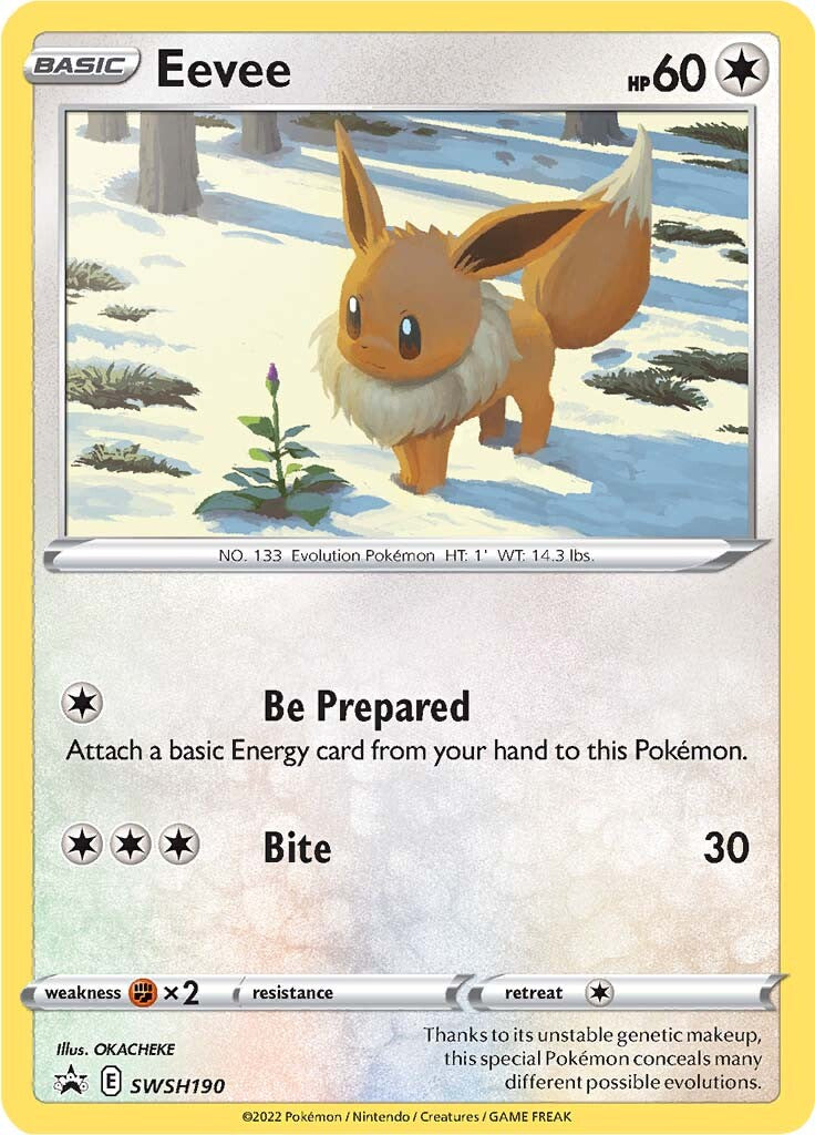 Eevee (SWSH190) [Sword & Shield: Black Star Promos] | Good Games Cannington