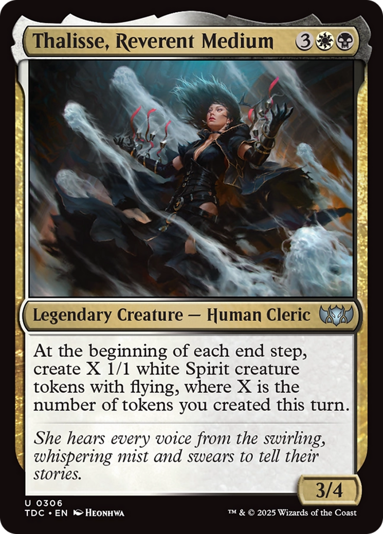 Thalisse, Reverent Medium [Tarkir: Dragonstorm Commander] | Good Games Cannington