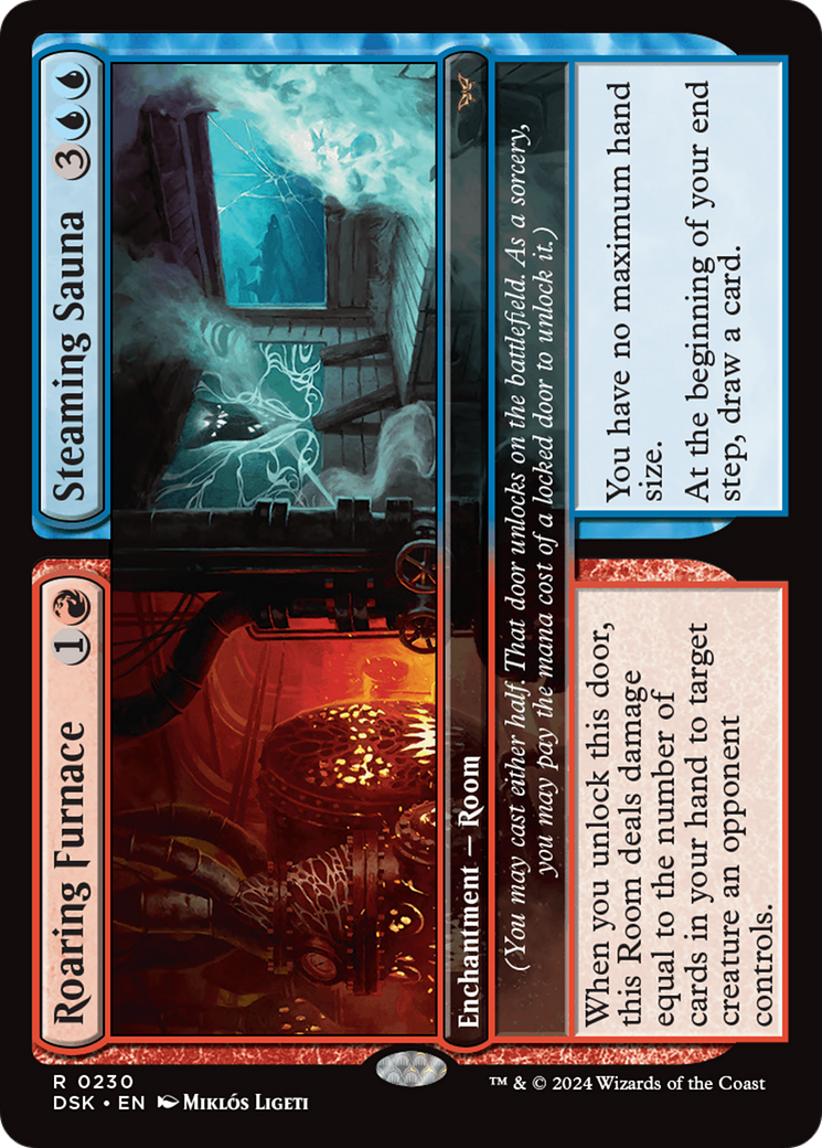 Roaring Furnace // Steaming Sauna [Duskmourn: House of Horror] | Good Games Cannington