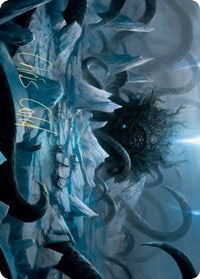 Icebreaker Kraken Art Card (Gold-Stamped Signature) [Kaldheim Art Series] | Good Games Cannington