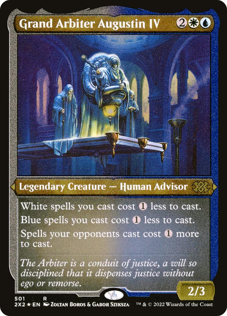 Grand Arbiter Augustin IV (Foil Etched) [Double Masters 2022] | Good Games Cannington