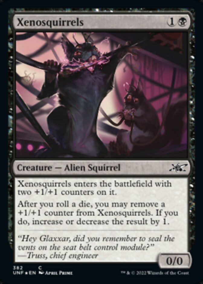 Xenosquirrels (Galaxy Foil) [Unfinity] | Good Games Cannington